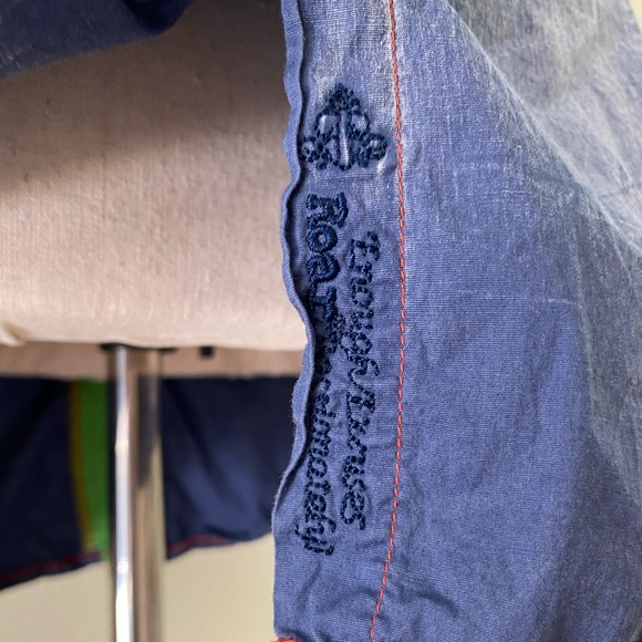 Roar ~ destined to Roar western cowgirl equestrian button down size L EC ~ - Picture 13 of 14